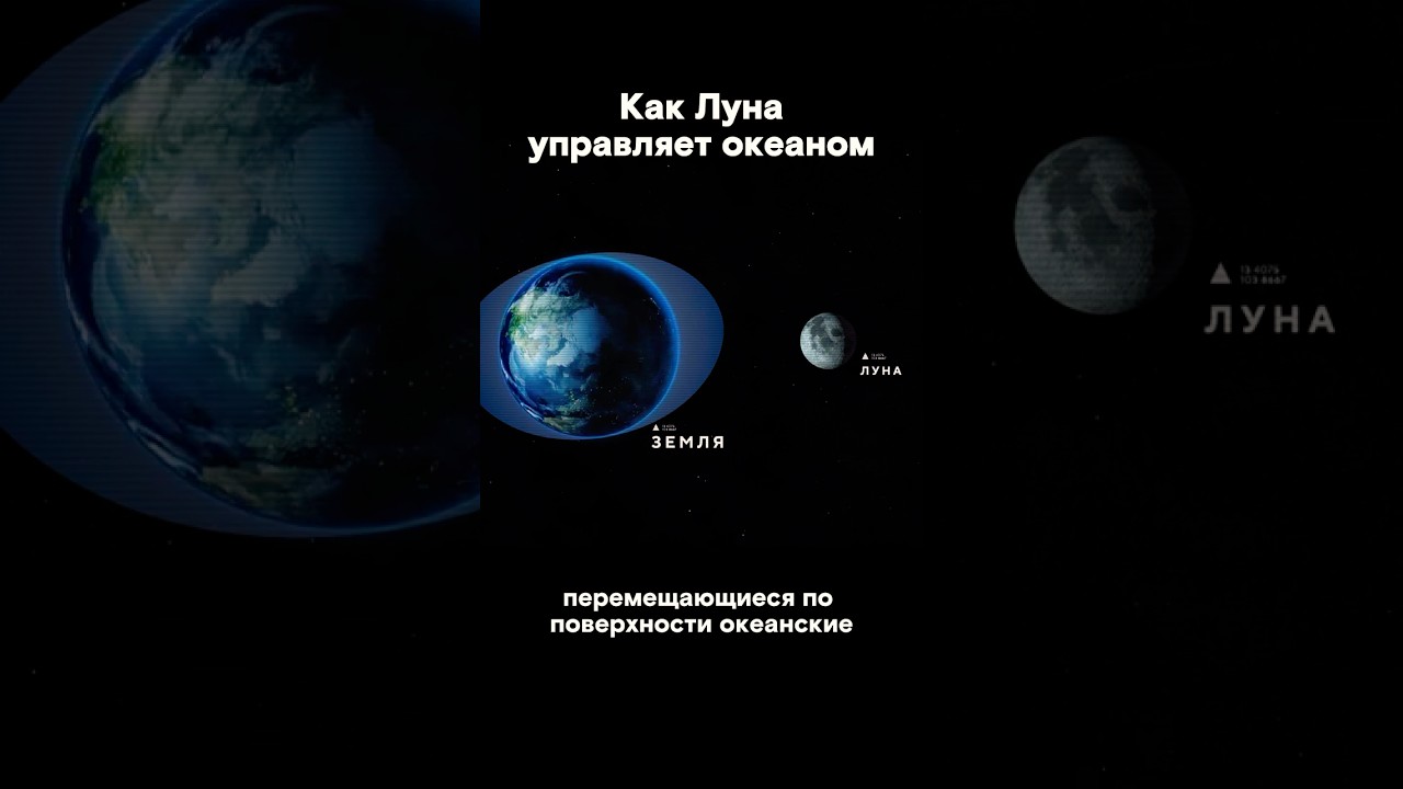 Приливы и отливы: простое объяснение #семихатов