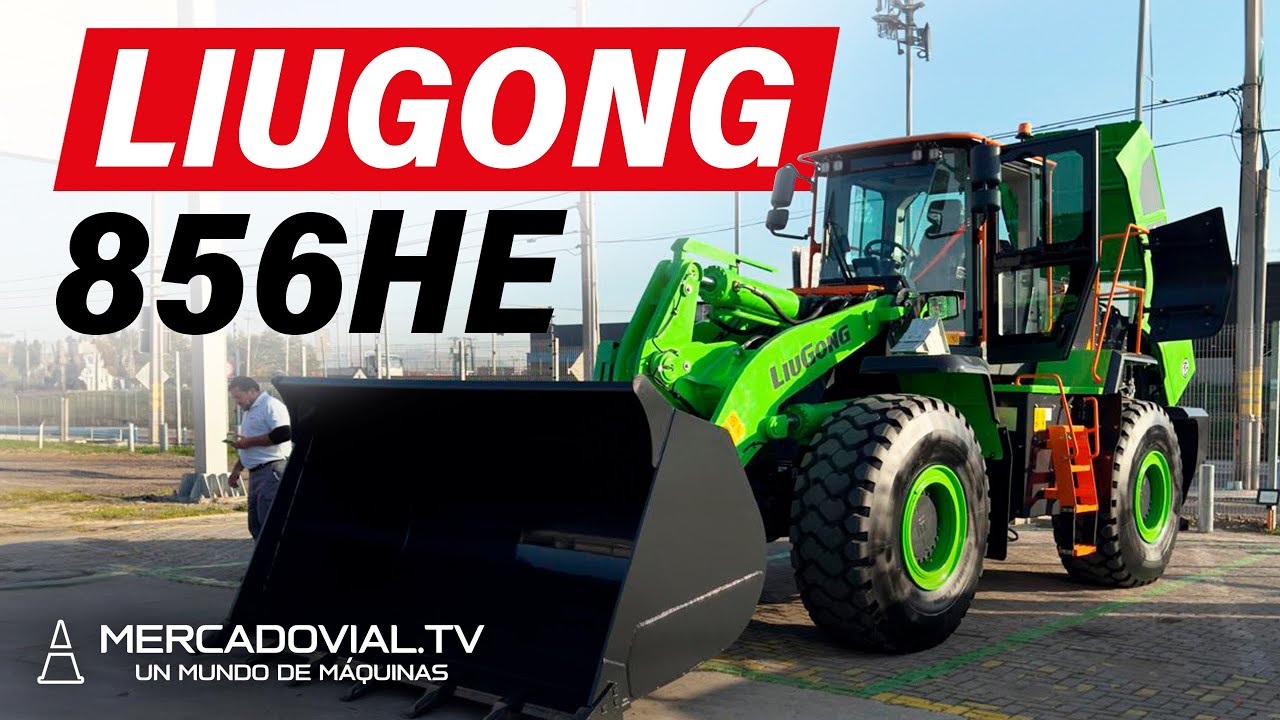 [LIUGONG] NUEVO Cargador Frontal Eléctrico 856HE E-MAX | El más autónomo del mercado