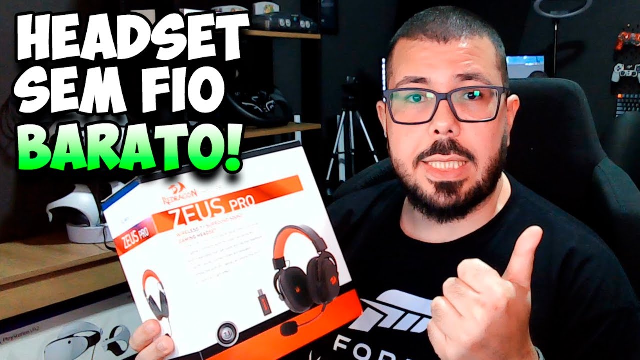 O Headset Gamer Barato que é um MONSTRO | Compatível com Playstation | Redragon Zeus Pro H510-Pro