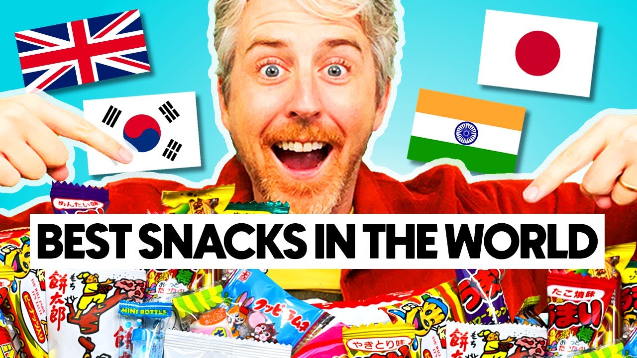 American tries the best snacks from around the world | Korean noodles, Japanese candy, Indian snacks