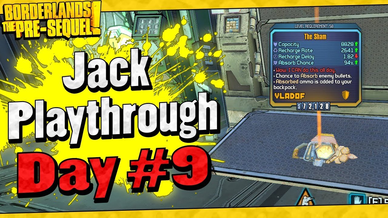 Borderlands The Pre-Sequel | Jack Playthrough Funny Moments And Drops | Day #9