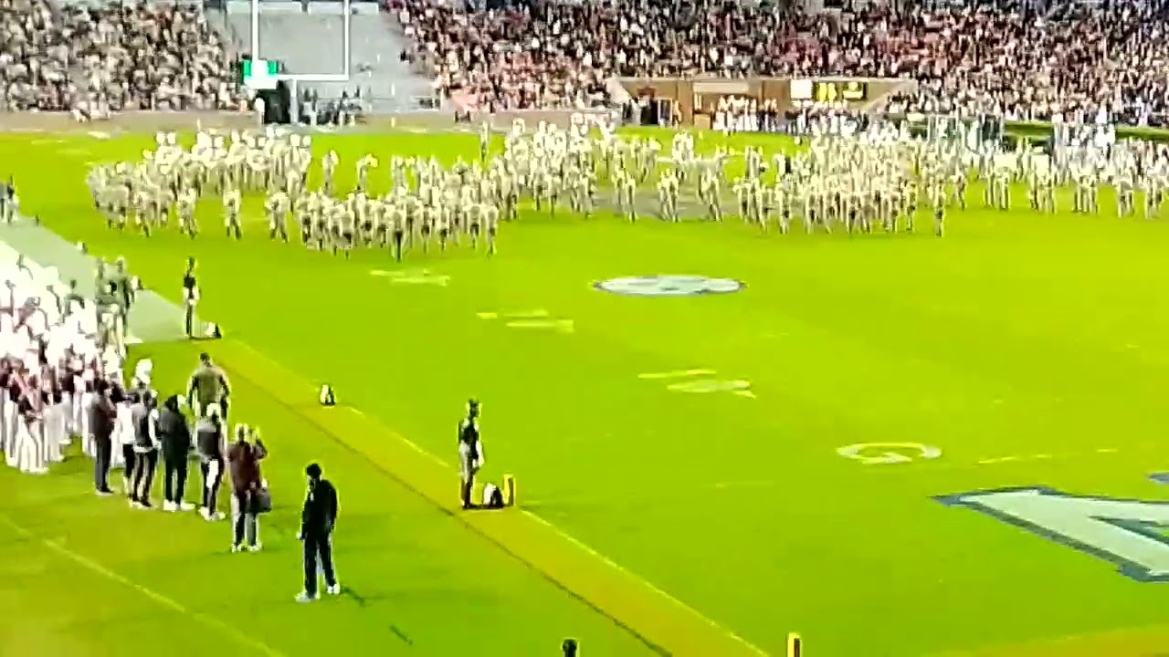 Texas A&M marching band halftime show at Jordan Hare Stadium!