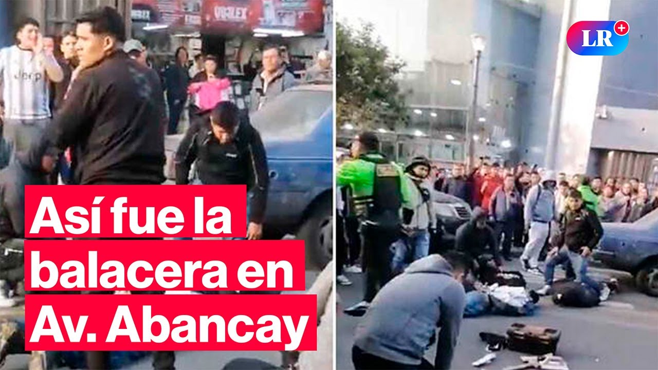 Cinco detenidos tras intento de asalto en pleno Centro de Lima | #LR