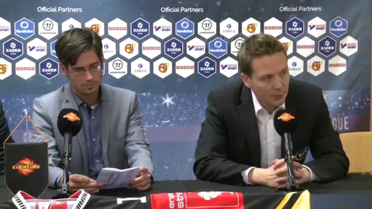 Pressekonferenz (11.11.2014): UPC Vienna Capitals vs. Oulun K&auml;rp&auml;t 2:3 - Champions Hockey League
