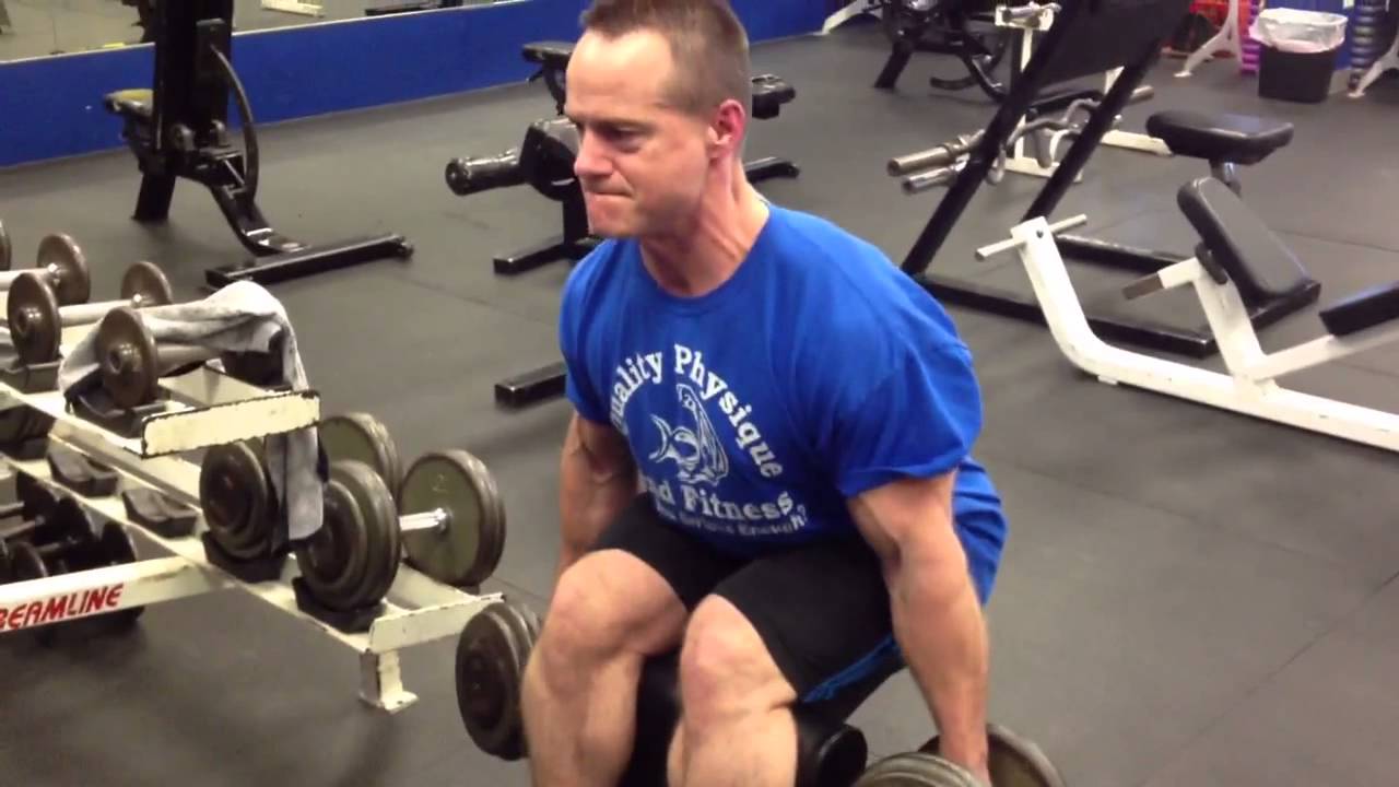 Kent Bierly's exercise of day 24 sissy squats