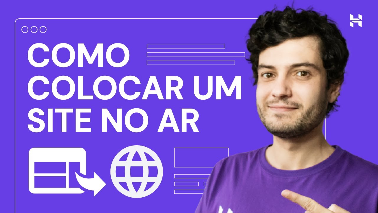 Como Colocar um Site no Ar ☁️ (2025) - Hostinger Brasil