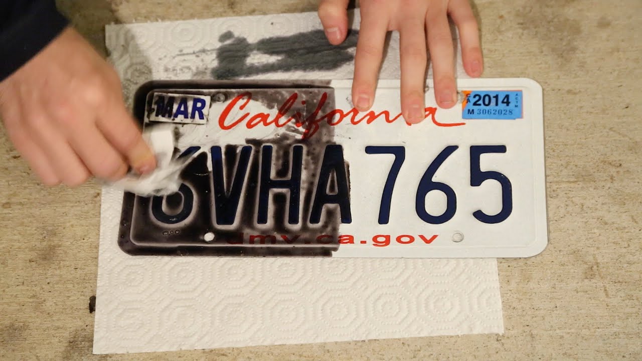 Removing Veil G5 from a license plate