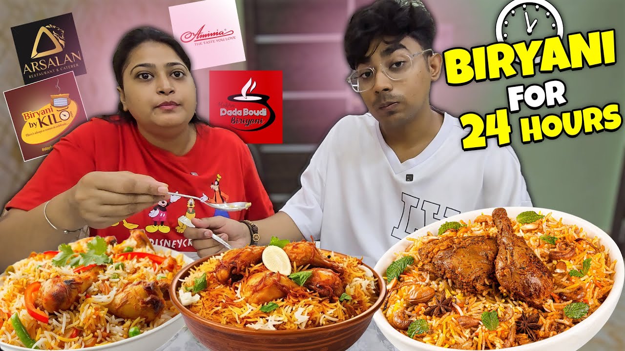 I only ate BIRYANI for 24 Hours!🍚😋