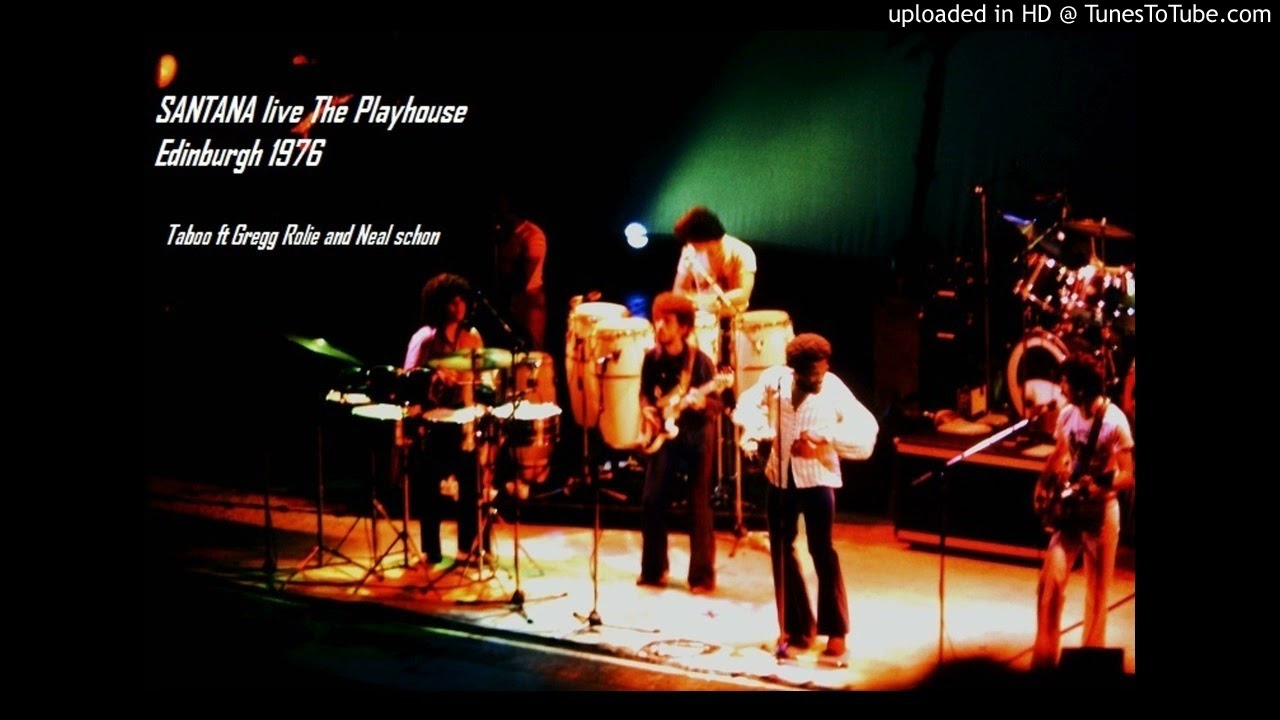 Santana Taboo live Scotland 1976 guests  Greg Rolie,Neal Schon and Aynsley Dunbar