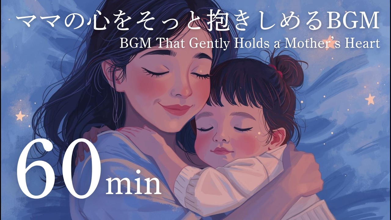 【ママの自己肯定感を高める睡眠音楽｜60分】｜【60 Min Relaxing Music for Confidence & Self-Love】Sleep BGM for Moms
