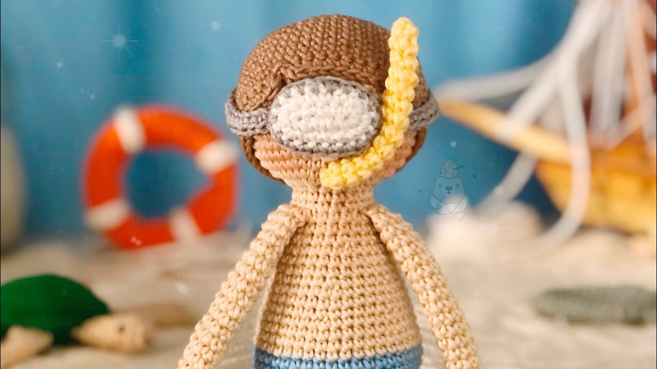 Mergulhador amigurumi Pt. 1