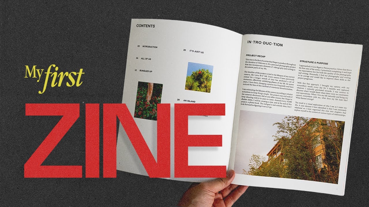 How I made my first amateur photography zine (rough step-by-step Mixam)