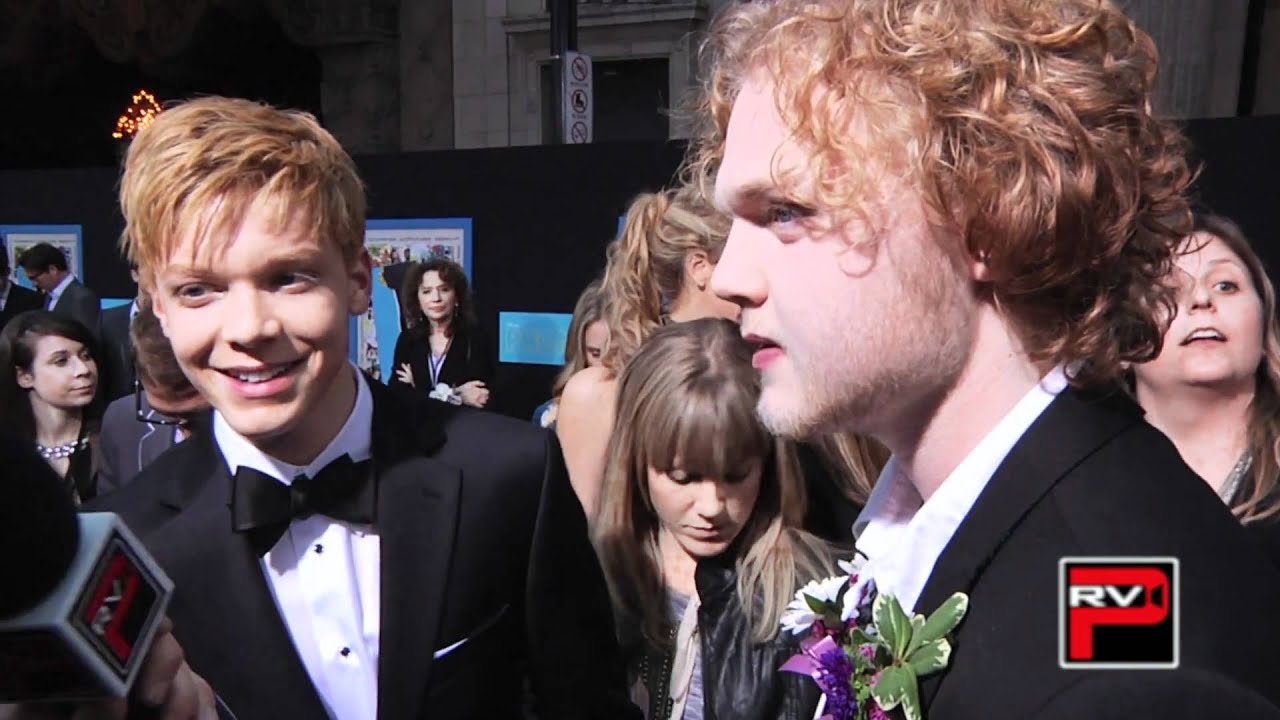 Cameron Monaghan & Joe Adler at the Prom Premiere