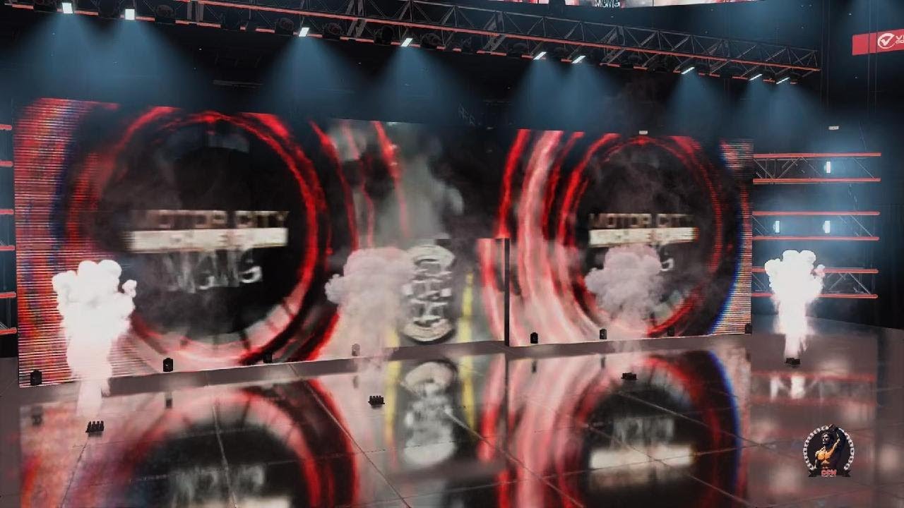 CCW RAW 7th Match: World Tag Team Champions Sheamus & Rusev Vs Motor City Machine Guns