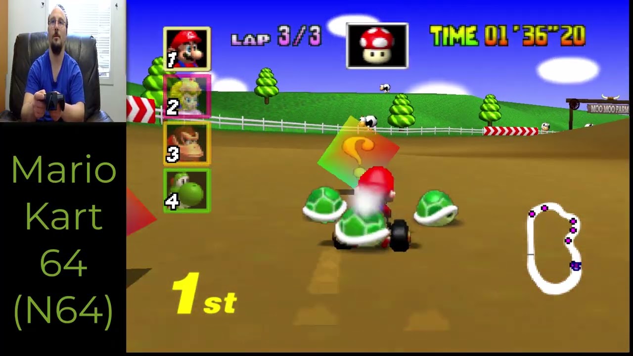 Mario Kart 64 (N64) Part 1