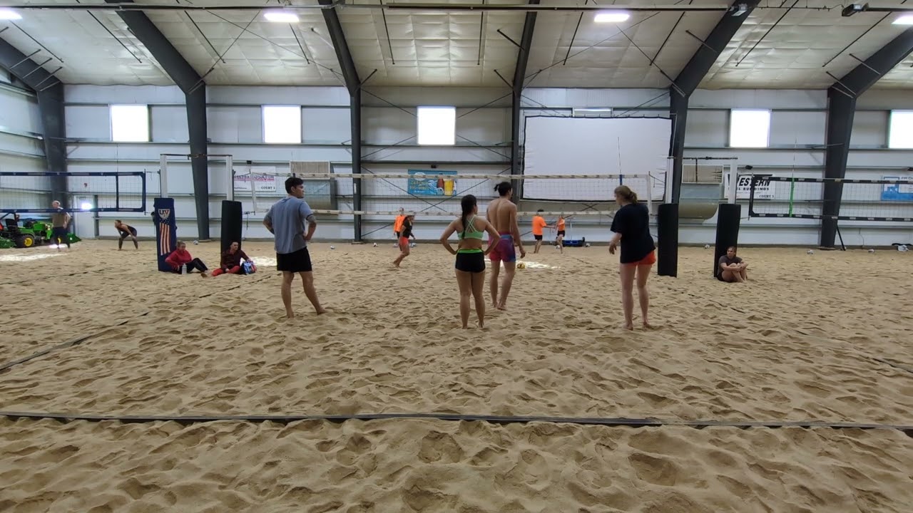 Sandbar Coed Quads Tournament 2/7 Semi's Set 1