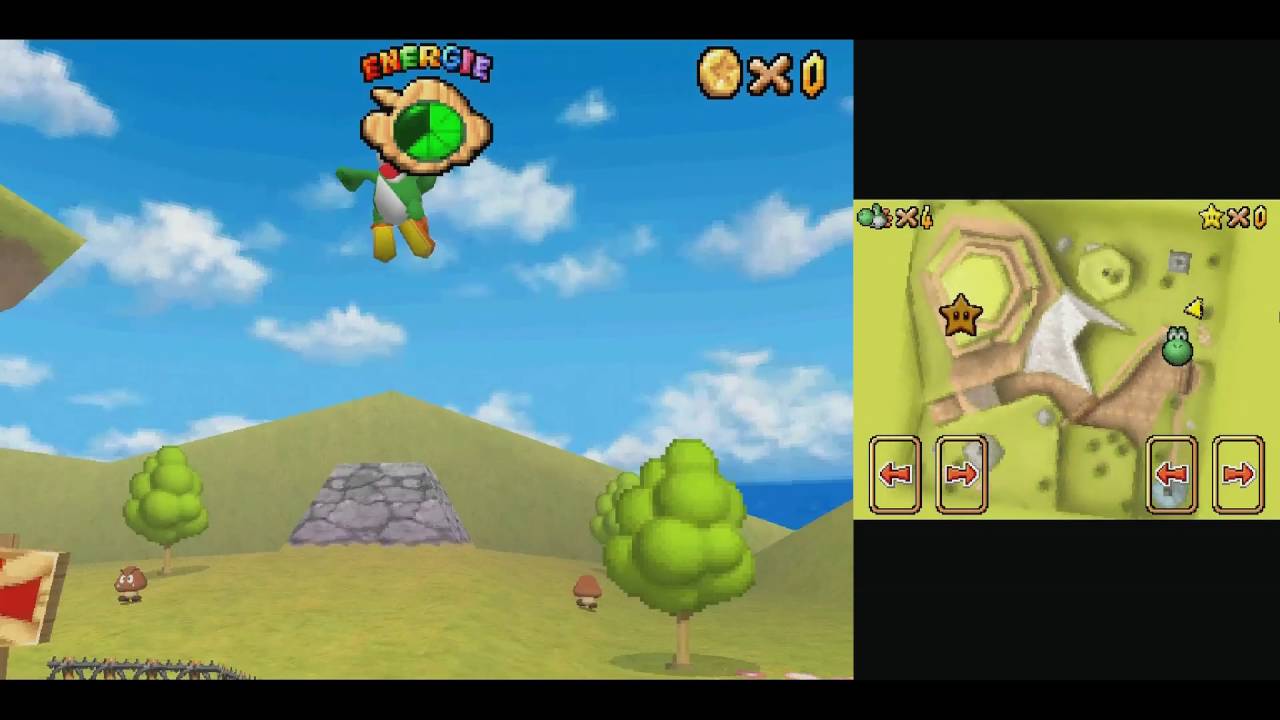 Test de capture DS - Super Mario 64 DS en 768p