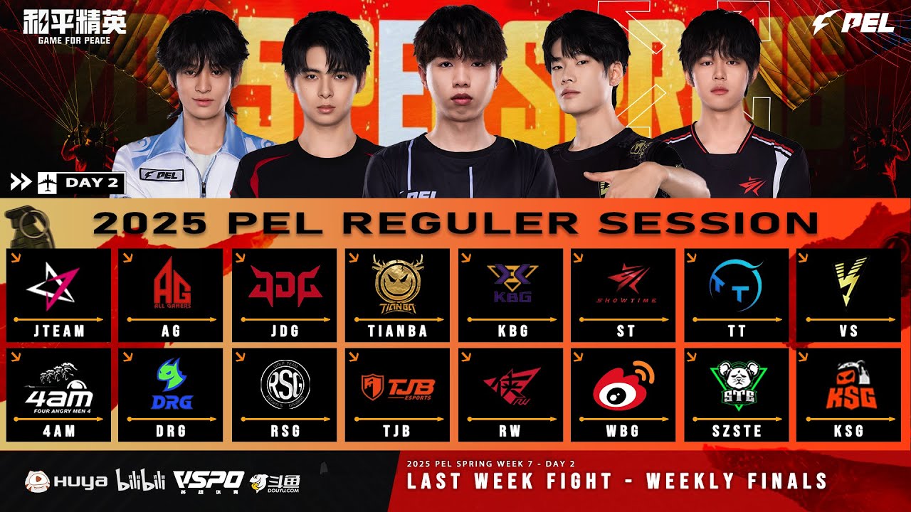 LIVE : 2025 PEL SPRING REGULER SESSION WEEK 7 DAY 2 | WEEKLY FINALS | 2025 年 PEL 春季会议第 7 周