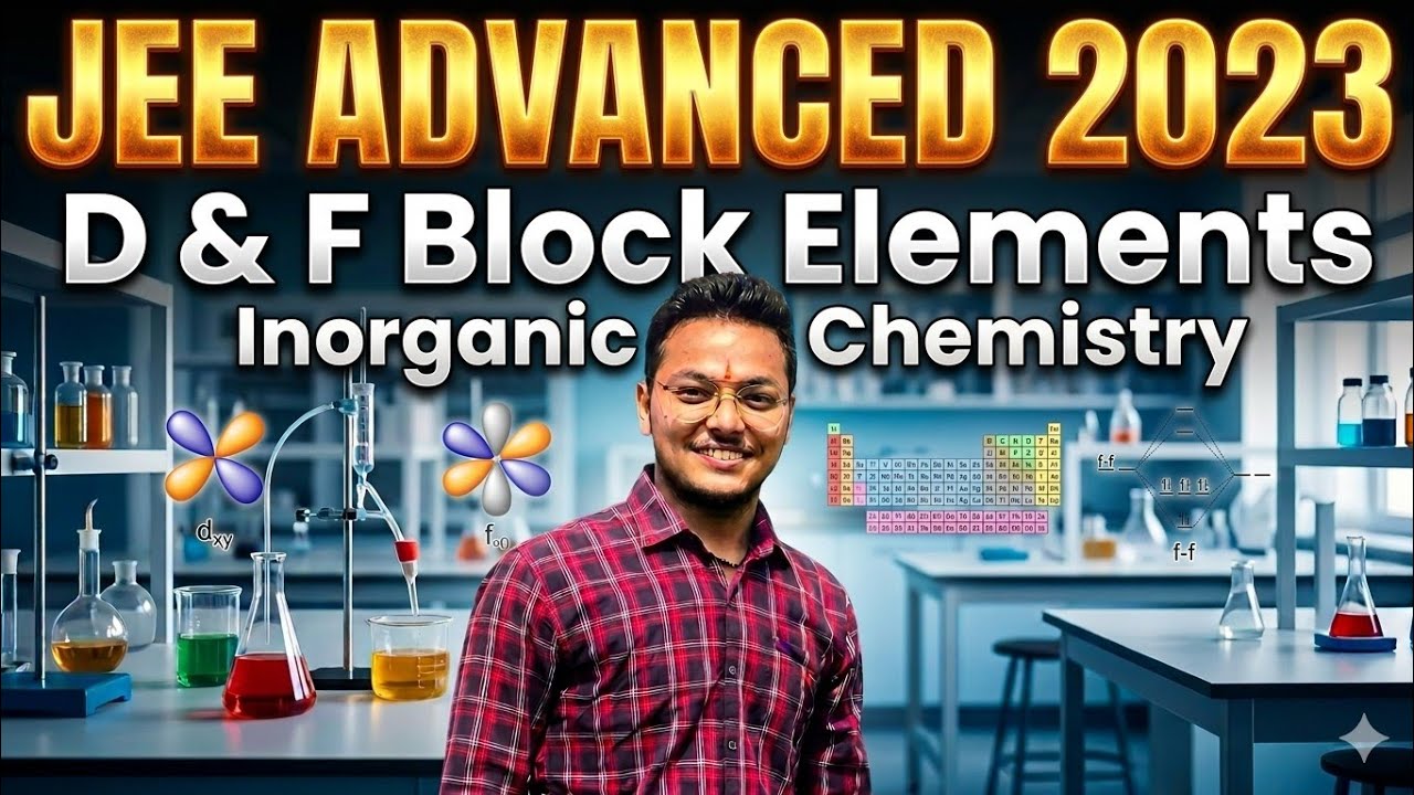 JEE (ADVANCED) 2023 | Paper I | Chemistry | D and F block elements | #jee 