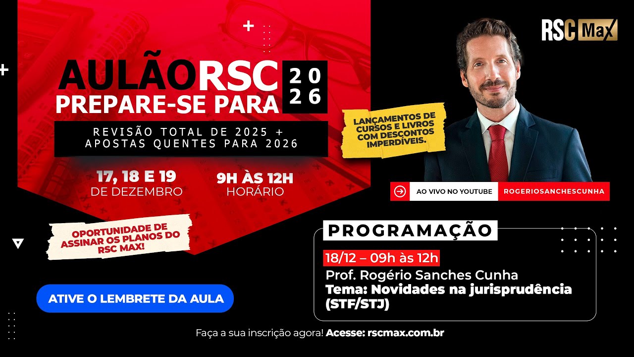 AULÃO 2 RSC – PREPARE-SE PARA 2026!