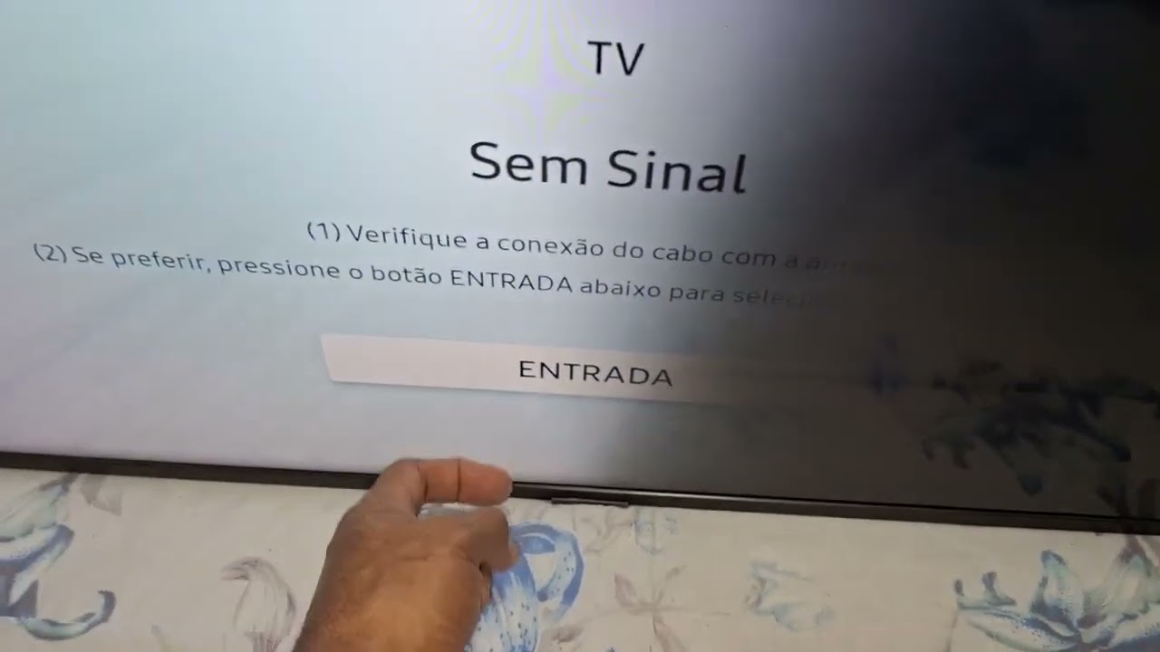 tv Samsung un49nu7100 com metade da tela escura