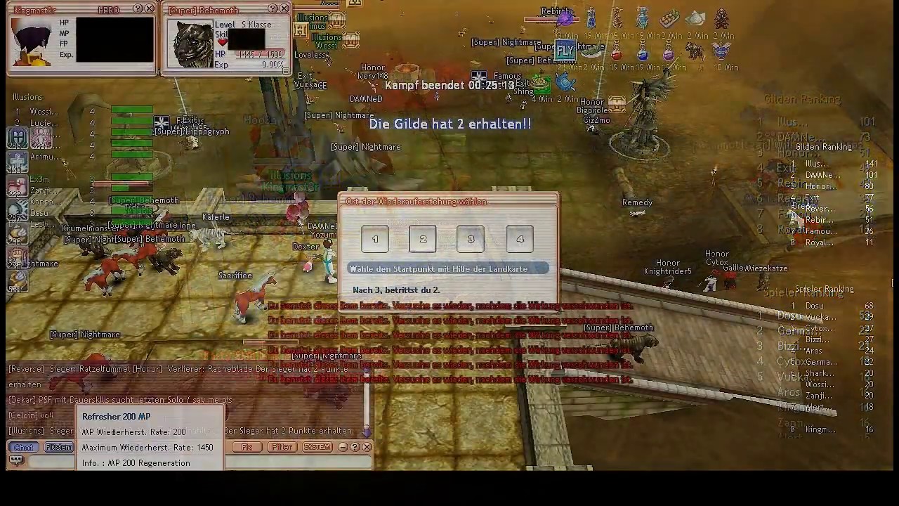 Flyff - Kingmast3r at Guildwar 03.10.09