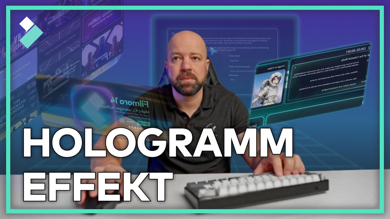 Hologramm Effekt | Wondershare Filmora Tutorial