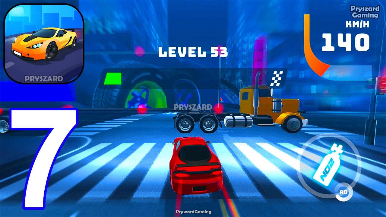 Race Master 3D Car Racing - Gameplay Walkthrough Part 7 Level 43-53 Car Race Game (iOS,Android)
