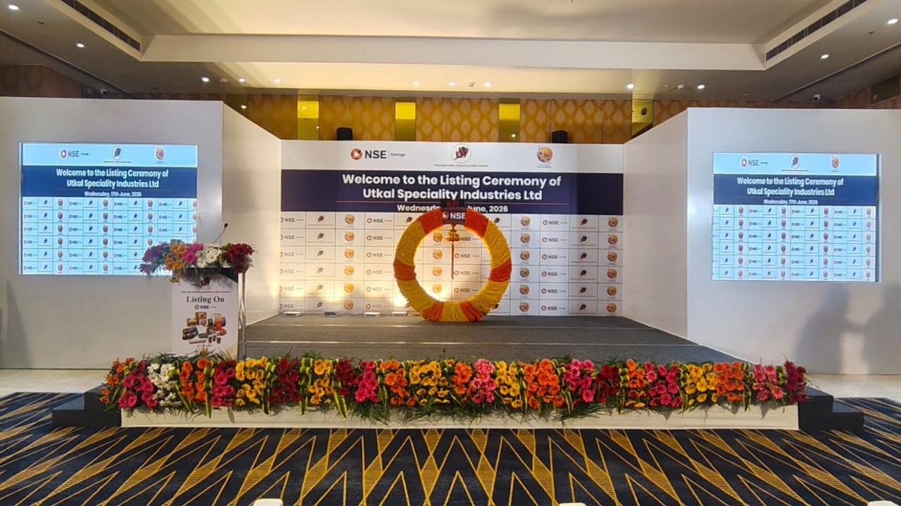 Listing ceremony of Utkal Speciality Industries India Limited