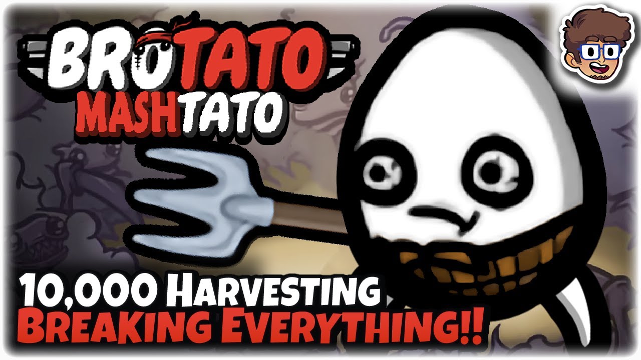 Getting 10,000 HARVESTING & Breaking Everything!! | Brotato: Modded