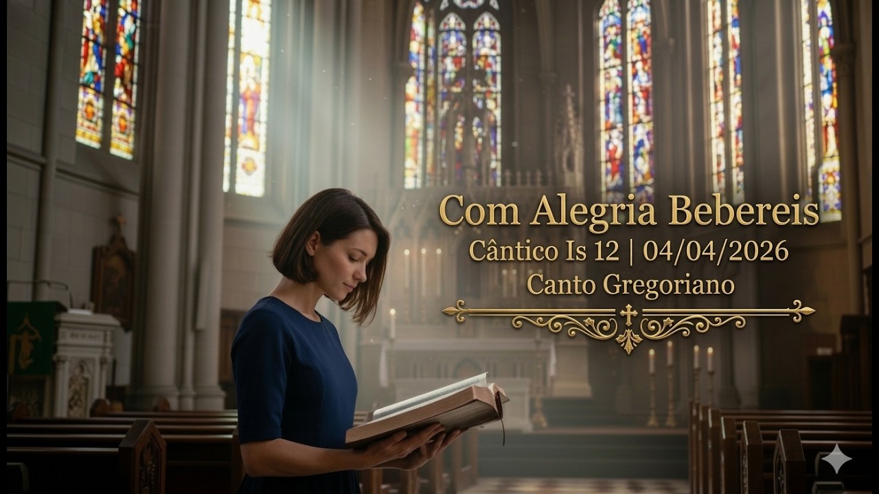 Cântico Is 12 | 04/04/2026 | Com Alegria Bebereis | Canto Gregoriano