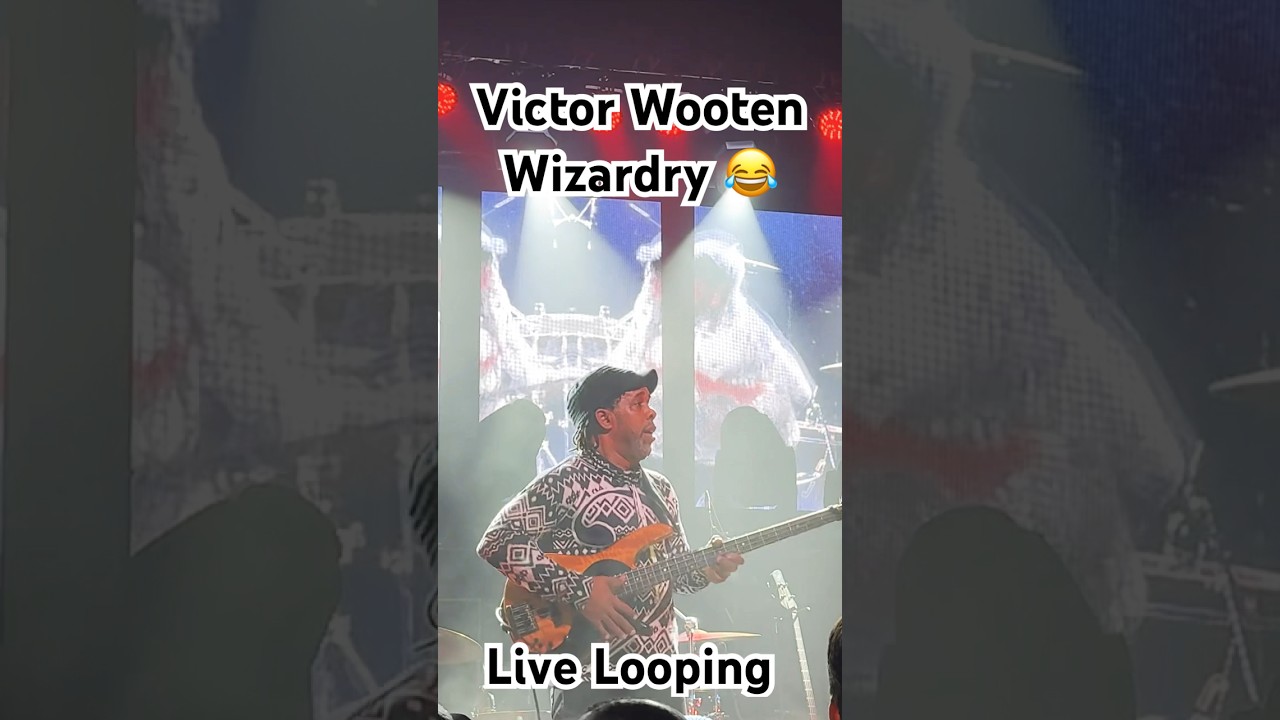 Victor Wooten Solo Bass Live Loop #shorts #victorwooten #victorwootenbass #basssolo