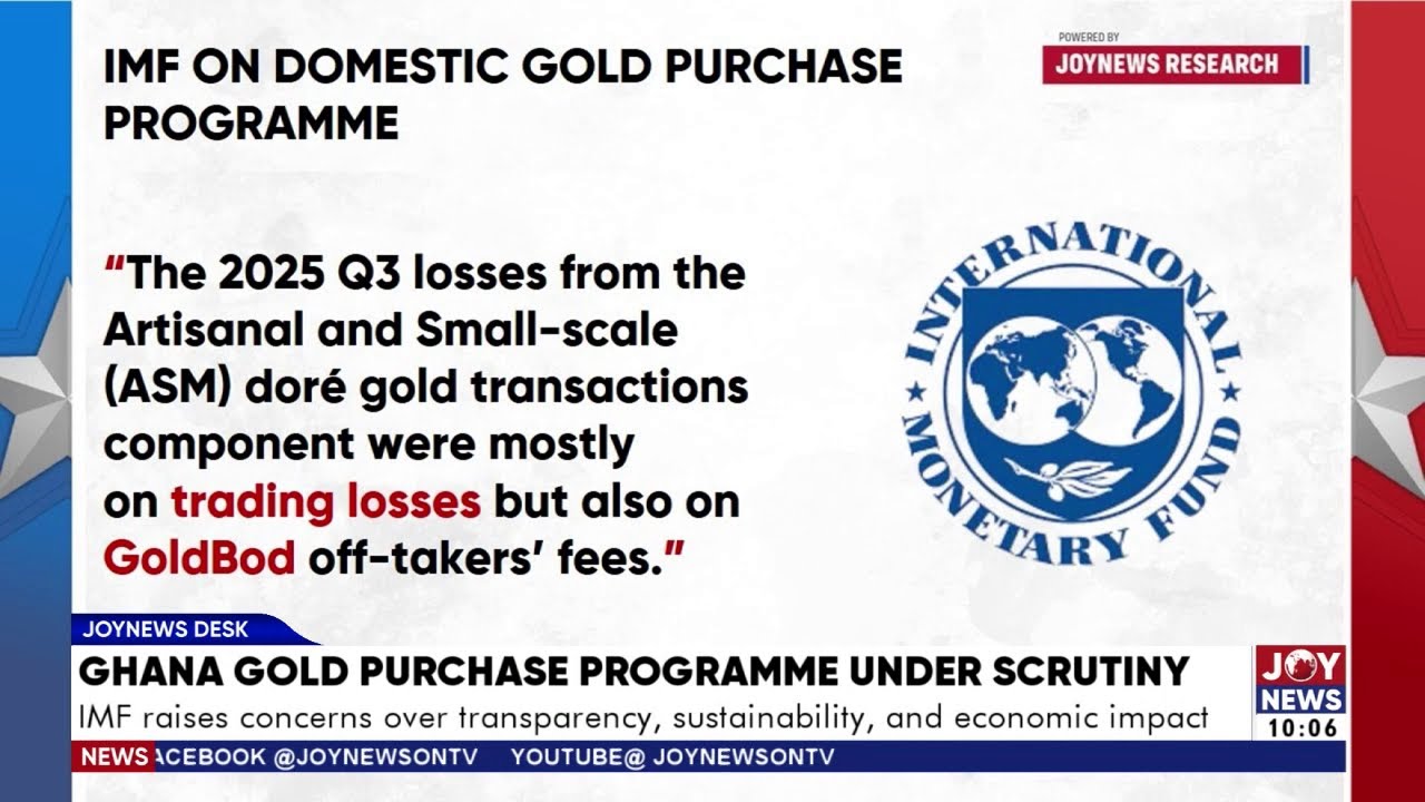 GoldBod CEO Sammy Gyamfi Responds to IMF Report on $214 Million Gold-for-Reserves Debt | JN Today