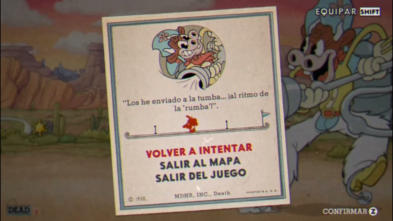 Cuphead DLC OST - High-Noon Hoopla! (Slowed - Reverb) (Game Over Ver.)