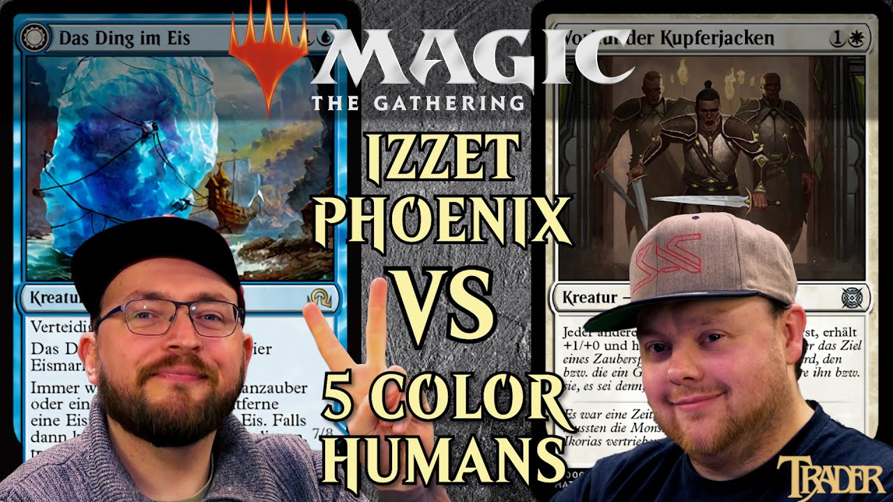 MTG Pioneer Format Deck Duelle | Magic the Gathering deutsch | izzet phoenix vs 5 color humans