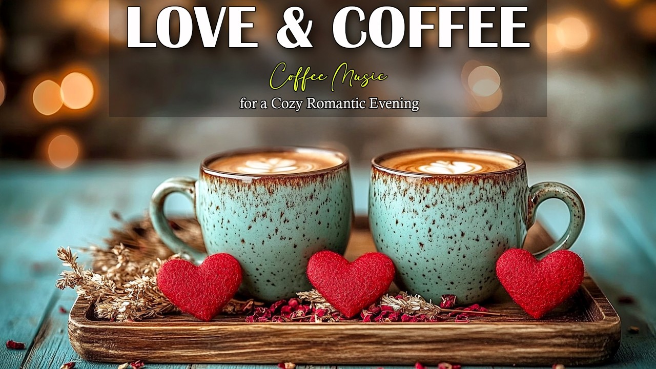 Love & Coffee Ambience ☕ Smooth Bossa Nova Piano Music for a Cozy Romantic Evening