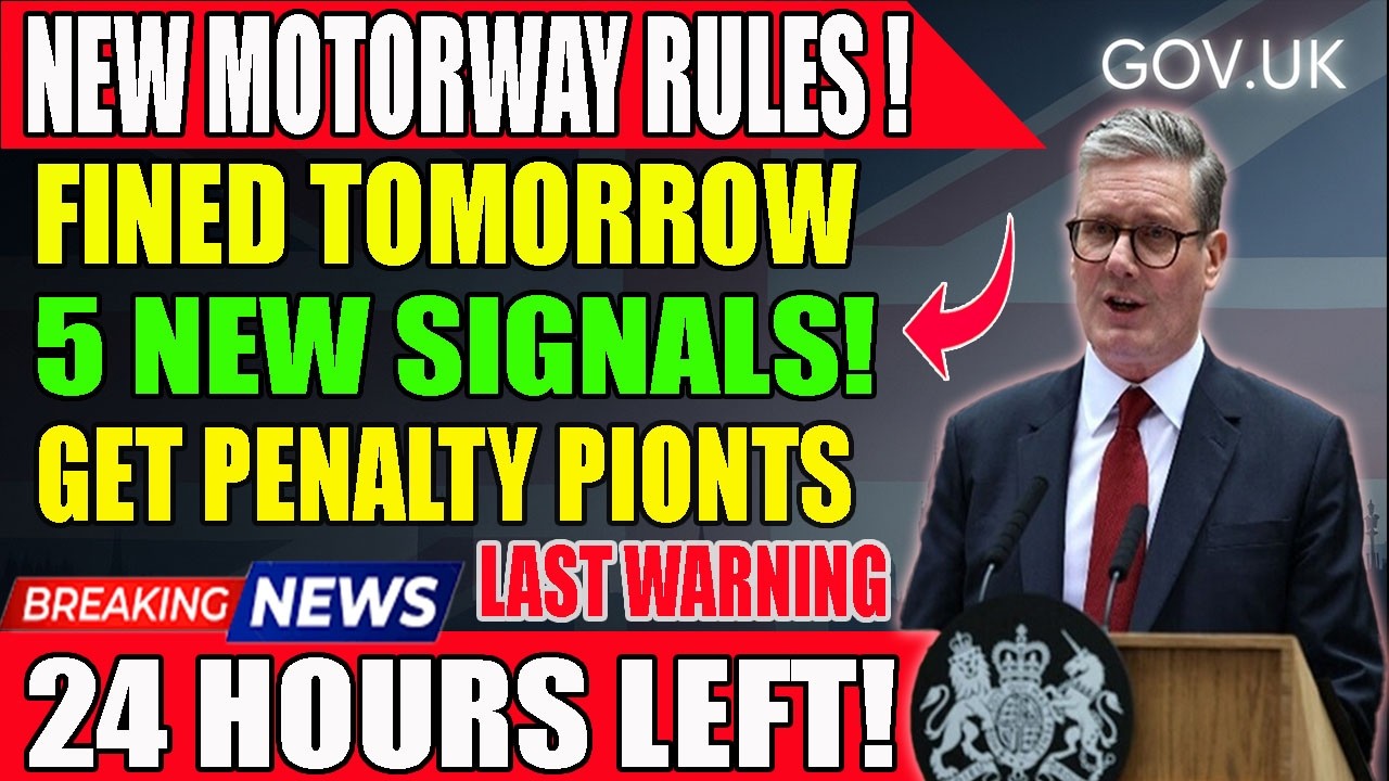 🚨 LAST WARNING For UK Drivers! 5 Smart Motorway Signal Changes Start In 24 Hours &ndash; Don&rsquo;t Risk Point
