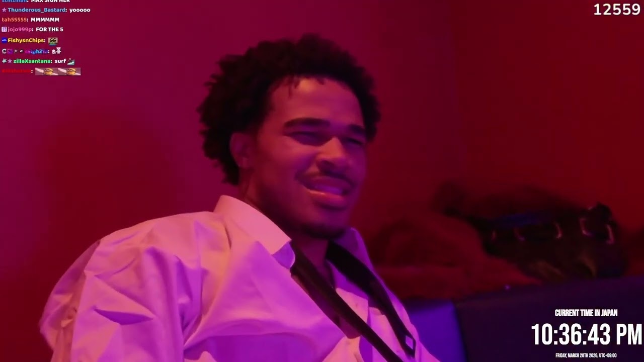 PlaqueBoyMax was left mesmerized watching his Japanese friend Gio sing 
