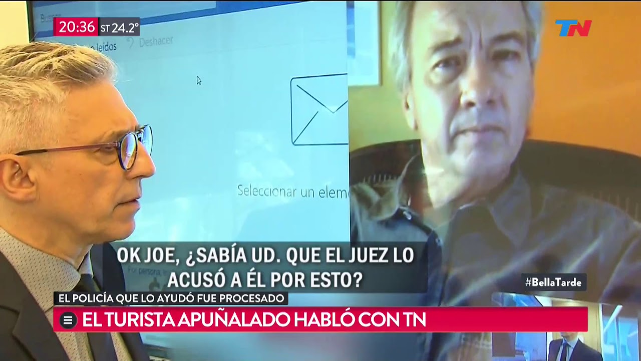 El turista apuñalado habló con TN sobre Chocobar