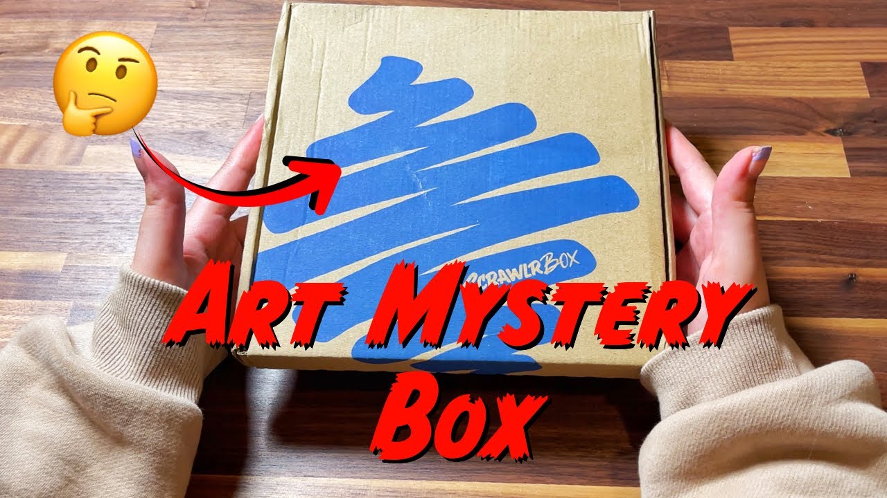 SCRAWLR BOX Review & neuer MITBEWOHNER?! 🐶 | ART SUPPLIES &Uuml;BERRASCHUNGSBOX!