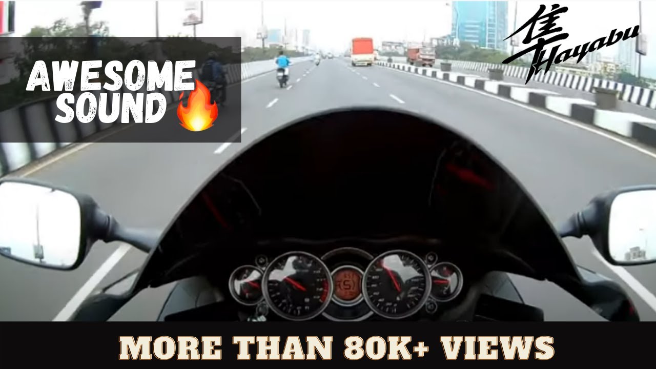 Suzuki Hayabusa Riding with Benelli TNT 600i