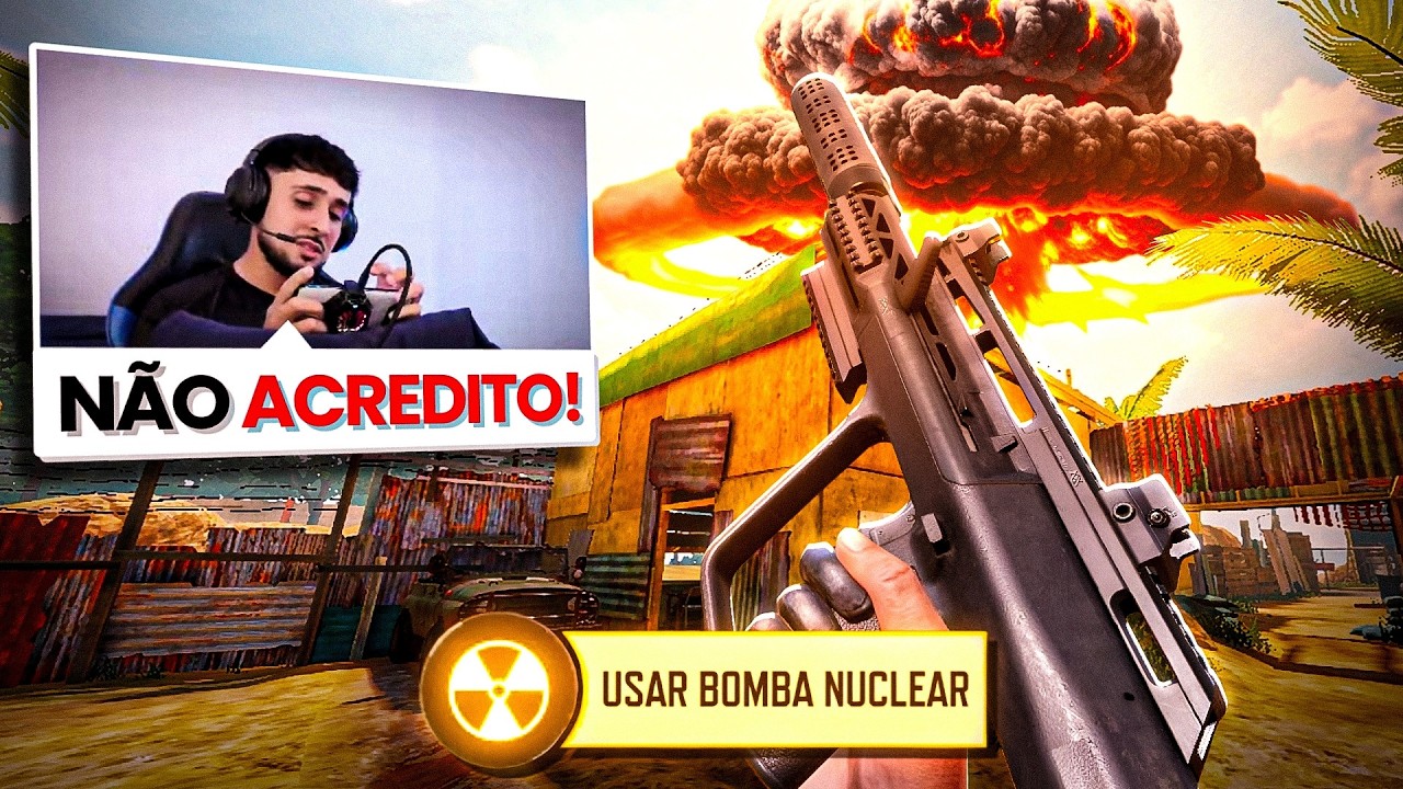PEGANDO NUKE EM STREAMER COM AGR  NO COD MOBILE!