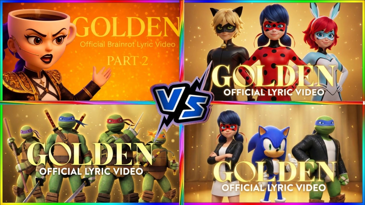 italian brainrot🆚miracilous🆚ninja turtle🆚prime sonic GOLDEN MEGA BATTLE#47