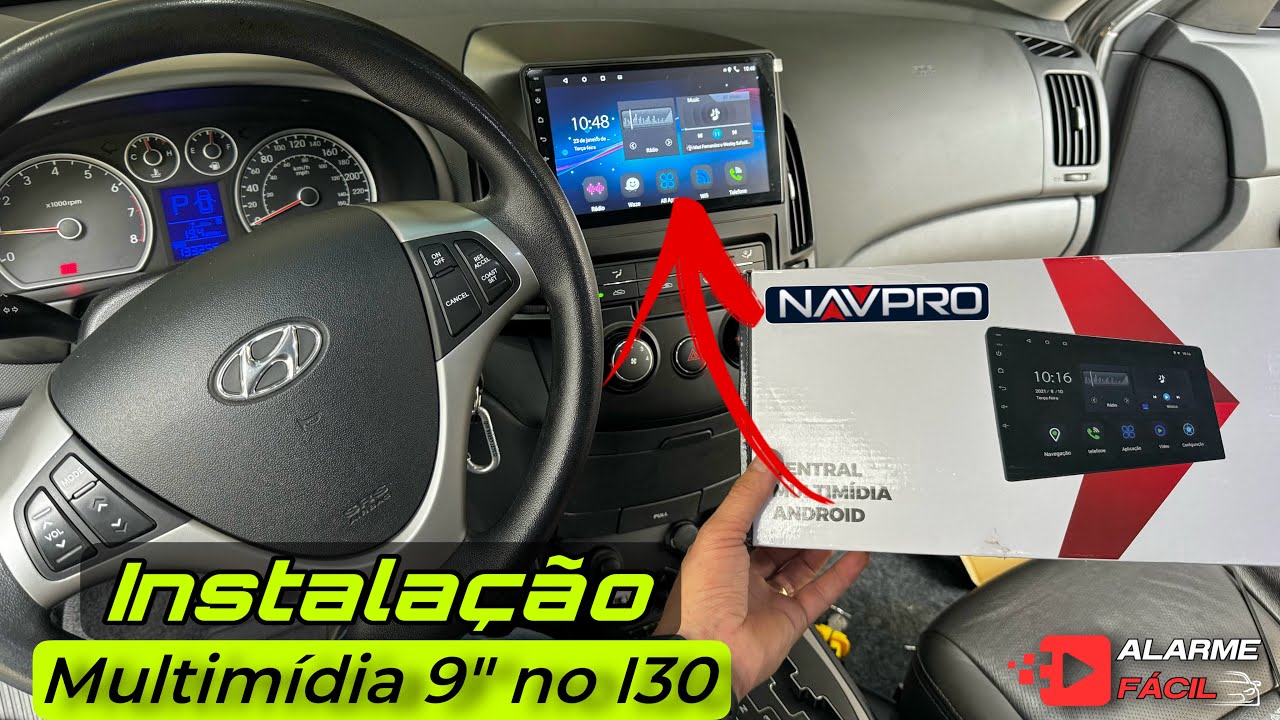 Instalação de Multimídia no Hyundai I30 ☑️ NavPro QuadCore 9”