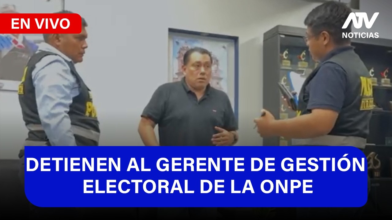 Fe de Erratas: CRISIS ELECTORAL: DETIENEN AL GERENTE DE GESTI&Oacute;N ELECTORAL DE LA ONPE  - ATV+