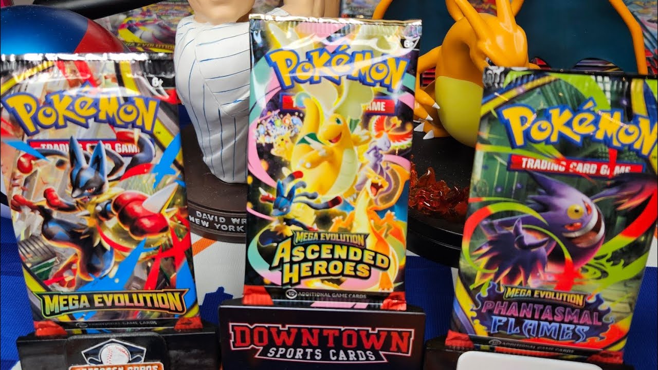 Pokémon MEGA pack battle! ASCENDED HEROES, PHANTASMAL FLAMES  AND MEGA EVOLUTION!!