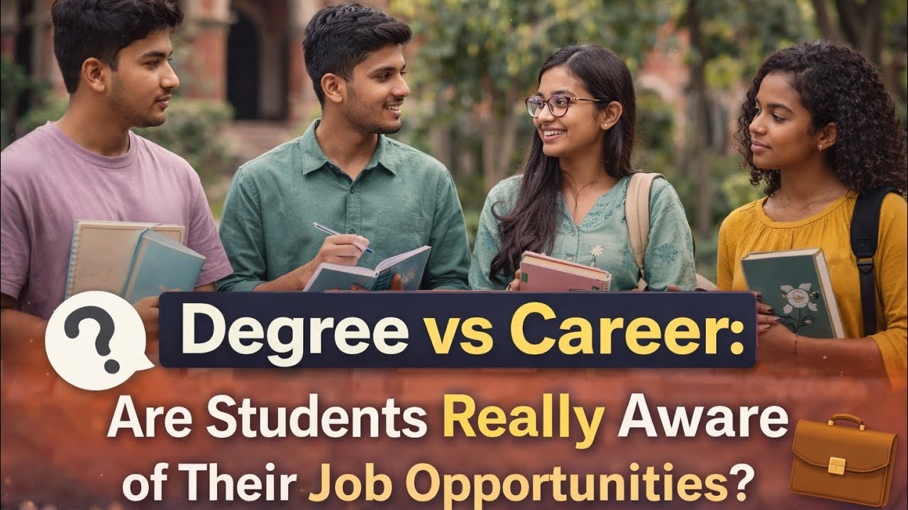 Degree vs Career: Are Students Really Aware of Their Job Opportunities? 📚
