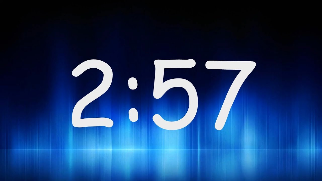 2:57 Minutes Timer / Countdown from 2min 57sec