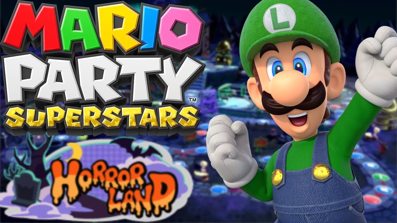 Mario Party Superstars | Horror Land w/ Luigi - Shiruetto The Gamer