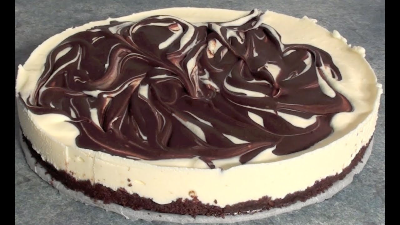 No Bake Chocolate Swirl Cheesecake recipe